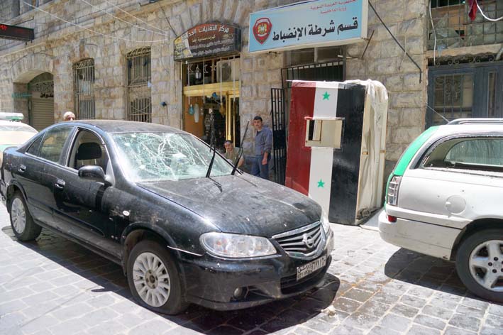 Дамаск. Терракт в полицейском участке.